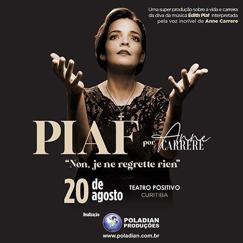 Anne Carrere Celebra Édith Piaf em Turnê Brasileira - Cover Image